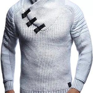 LELF NELSON Men’s Grey/white pullover Size: L